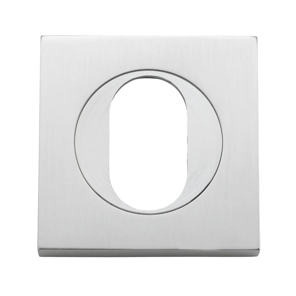 Oval Escutcheon -  Square