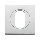 Oval Escutcheon -  Square
