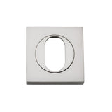 Oval Escutcheon -  Square