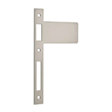 Extended 85mm Strikers - H198xW122mm in Satin Nickel - full product view