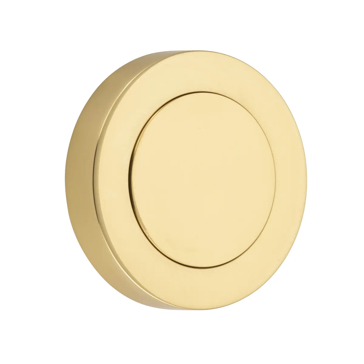 Blank Rose - Round in Brushed Chrome - rear mounting detail