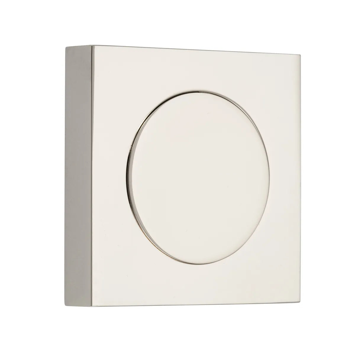 Blank Rose - Square in Polished Nickel - full product view