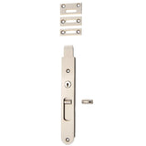 Locking Flush Bolt - 200mm in Satin Nickel - alternative product view