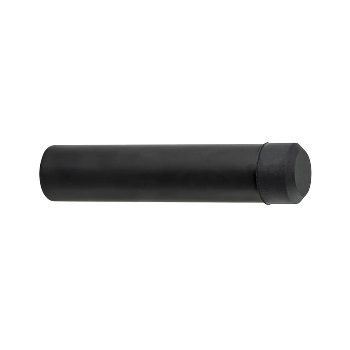 Pencil Door Stop in Matt Black - close-up detail view