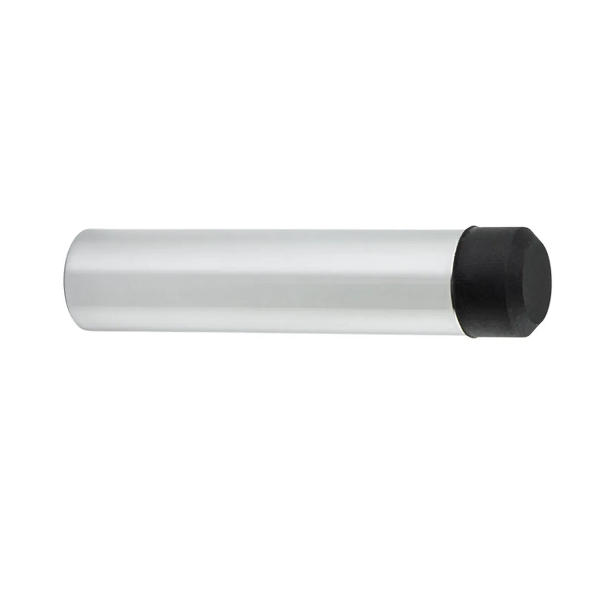 Pencil Door Stop in Polished Chrome - side profile view