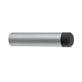 Pencil Door Stop in Brushed Chrome - angled product view