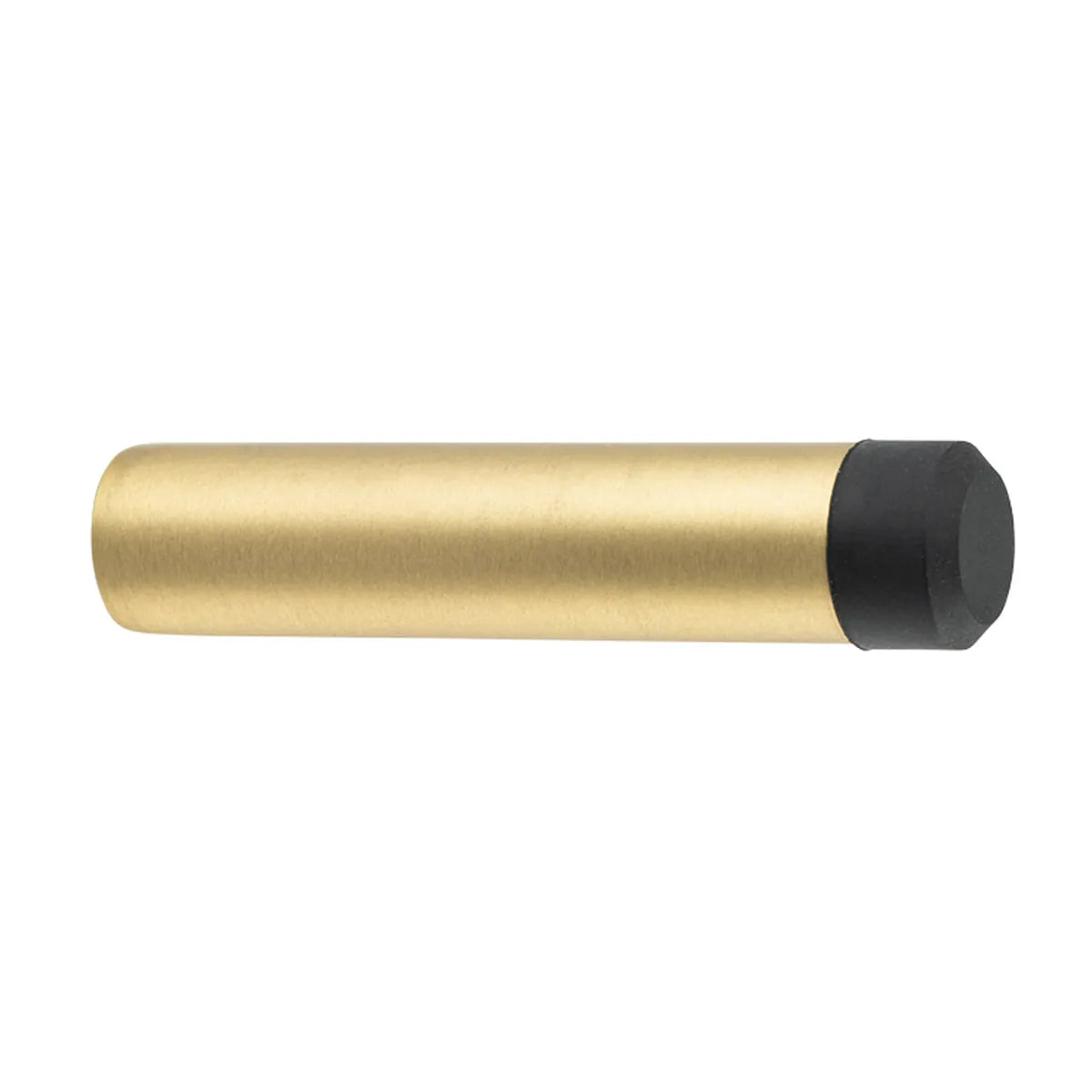 Pencil Door Stop in Brushed Brass - front view by IVER