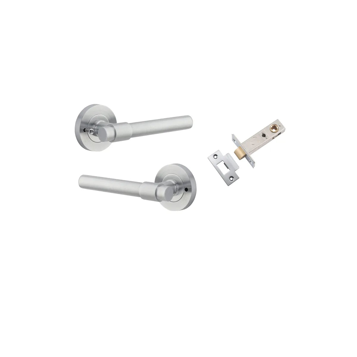Helsinki Lever - Round Rose (Inbuilt Privacy)