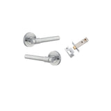 Helsinki Lever - Round Rose (Inbuilt Privacy)