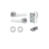 Osaka Lever - Round Rose Entrance Kit with Separate High Security Lock - entrance set configuration (2 of 12)