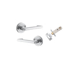Baltimore Return Lever - Round Rose (Inbuilt Privacy)