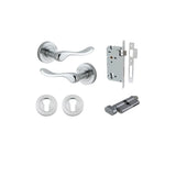 Stirling Lever - Round Rose Entrance Kit with Separate High Security Lock - entrance set configuration (10 of 16)