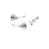 Stirling Lever - Round Rose (Inbuilt Privacy)