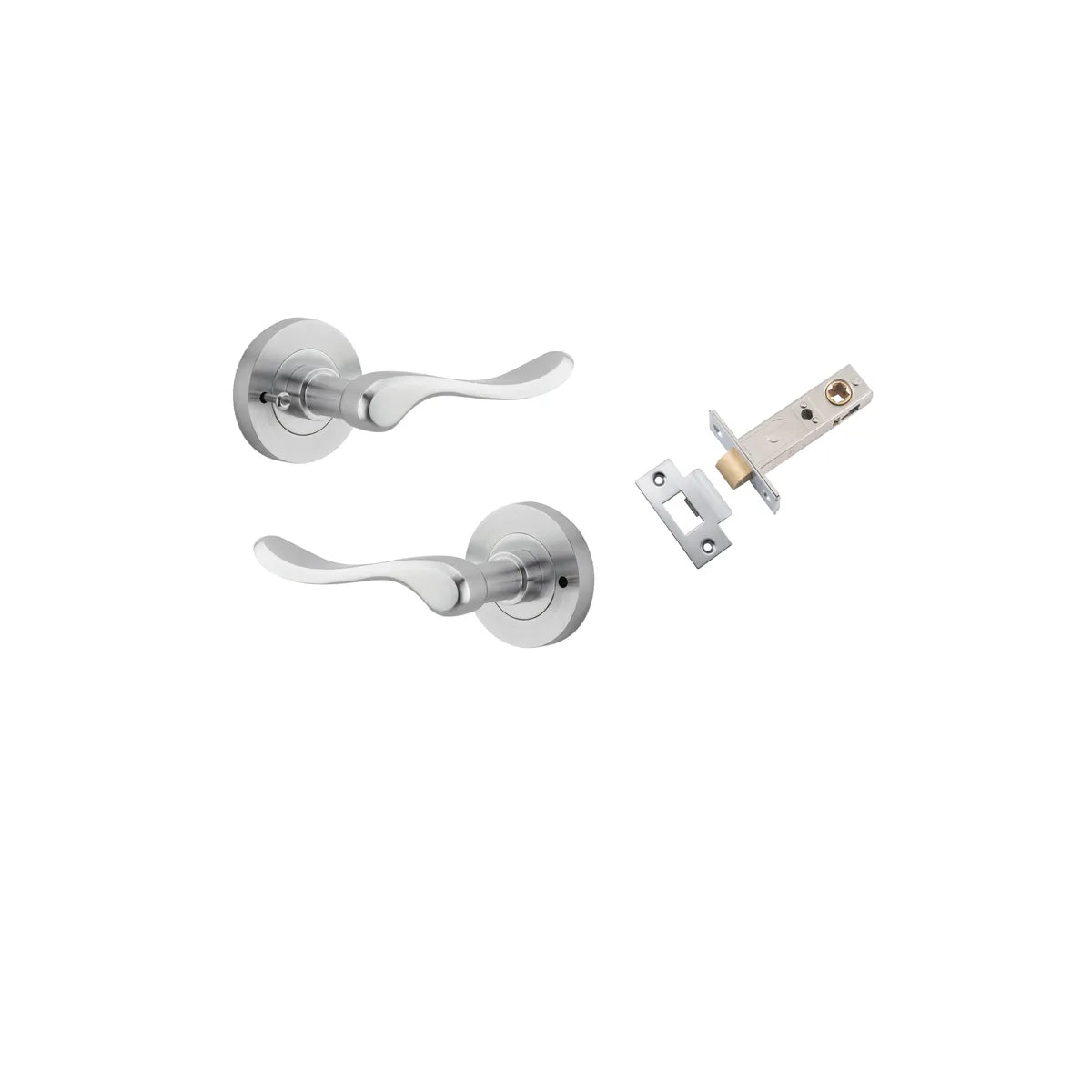 Stirling Lever - Round Rose (Inbuilt Privacy)