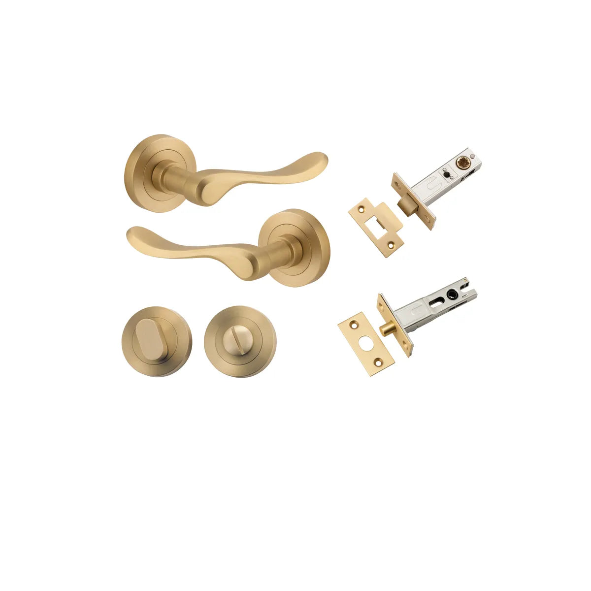 Stirling Lever - Round Rose Privacy Kit with Separate Privacy Turn