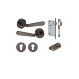 Copenhagen Lever - Round Rose Entrance Kit with Separate High Security Lock - entrance set configuration (7 of 14)
