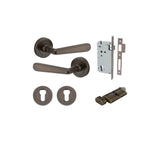 Copenhagen Lever - Round Rose Entrance Kit with Separate High Security Lock - entrance set configuration (14 of 14)