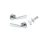 Copenhagen Lever - Round Rose Passage Kit in Polished Chrome - alternative product view