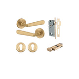Copenhagen Lever - Round Rose Entrance Kit with Separate High Security Lock - entrance set configuration (8 of 14)