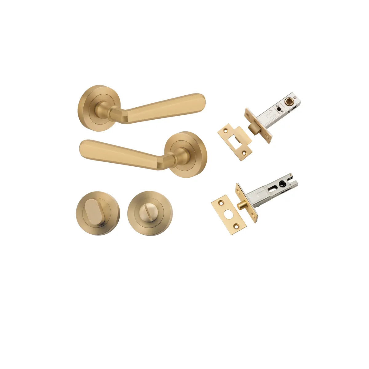 Copenhagen Lever - Round Rose Privacy Kit with Separate Privacy Turn