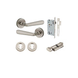 Copenhagen Lever - Round Rose Entrance Kit with Separate High Security Lock - entrance set configuration (13 of 14)