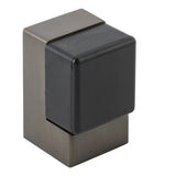 Square Door Stop in Signature Brass - finish and profile close-up