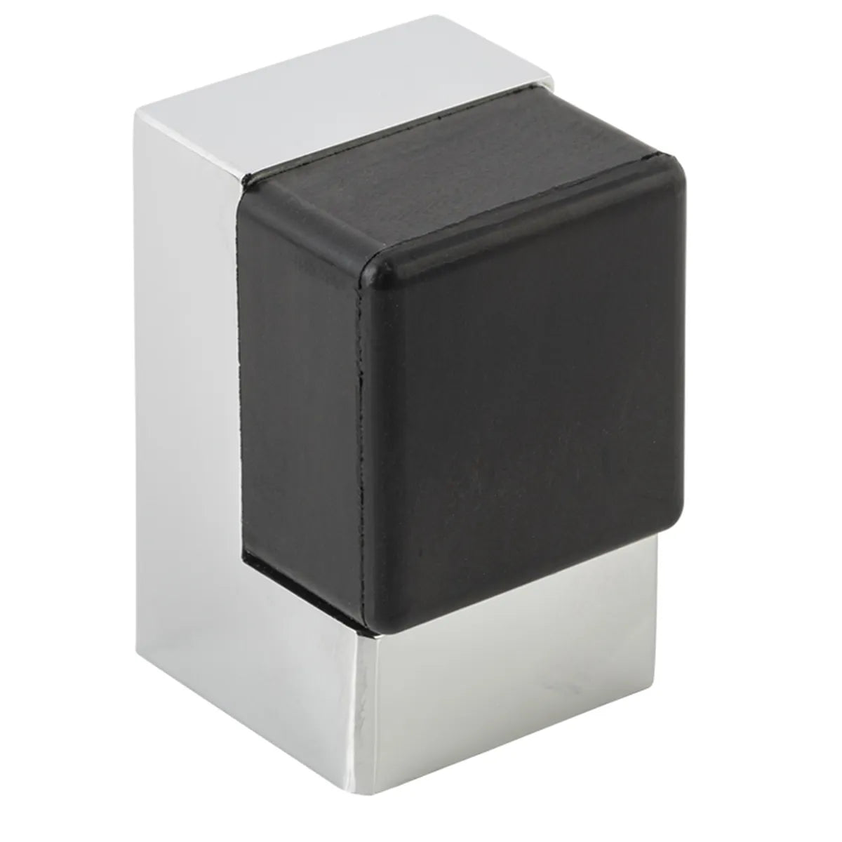 Square Door Stop in Brushed Brass - alternative product view