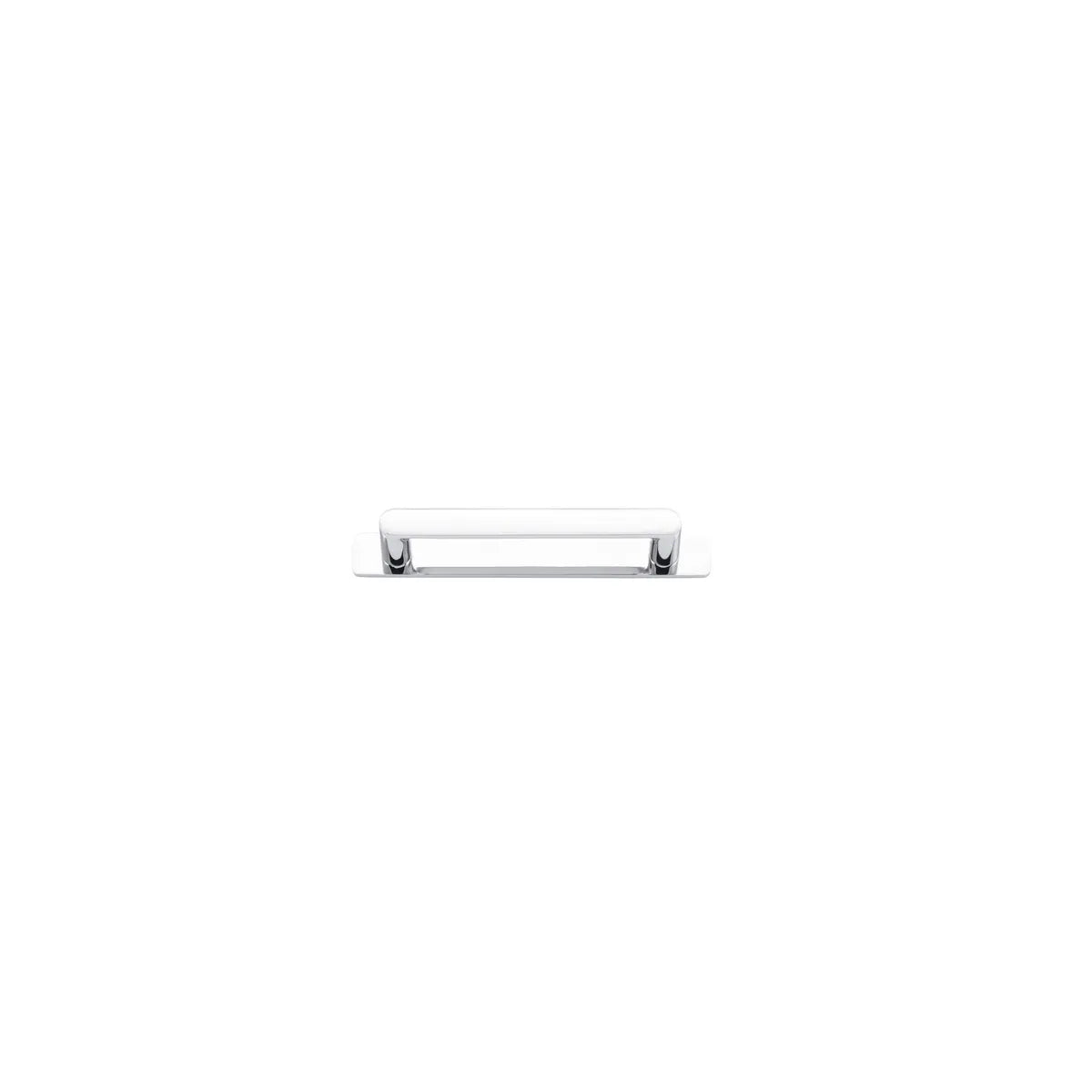 Osaka Cabinet Pull with Backplate - CTC128mm