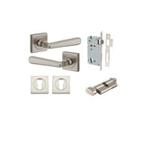 Copenhagen Lever - Square Rose Entrance Kit with Separate High Security Lock - entrance set configuration (13 of 14)