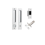 Rectangular Sliding Door Pull Privacy Kit with Privacy Turn
