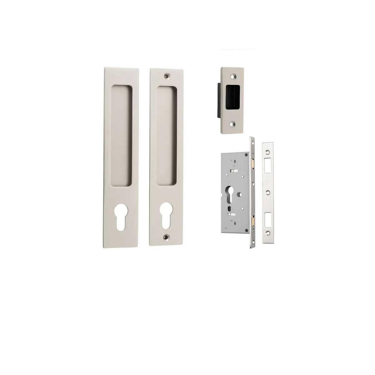 Rectangular Sliding Door Pull Entrance Kit with High Security Lock