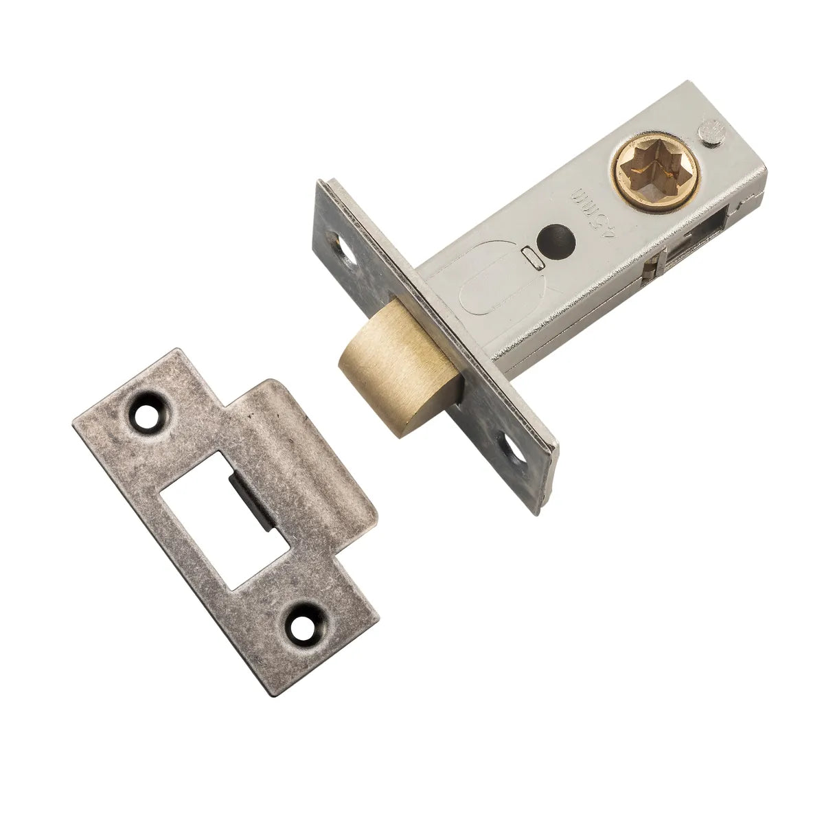 Hard Sprung Split Cam Tube Latch - 45mm Backset