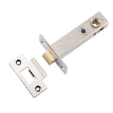 Hard Sprung Split Cam Tube Latch - 70mm Backset in Polished Nickel - full product view