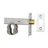 Euro Mortice Deadbolt - 60mm Backset