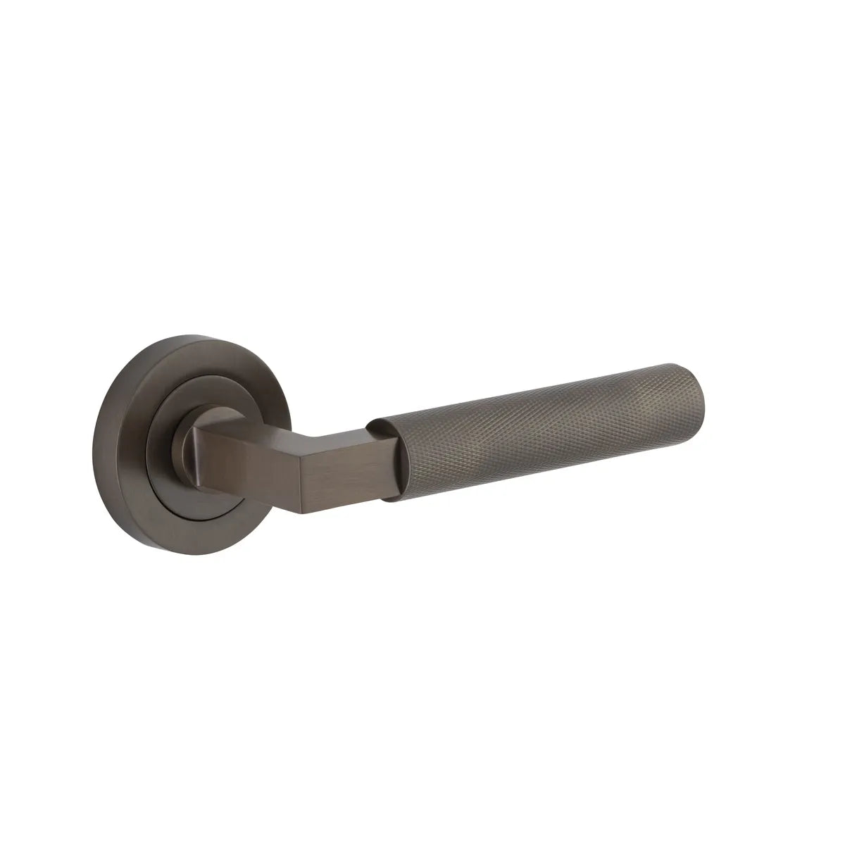 Brunswick Lever - Round Rose in Signature Brass - alternative product view