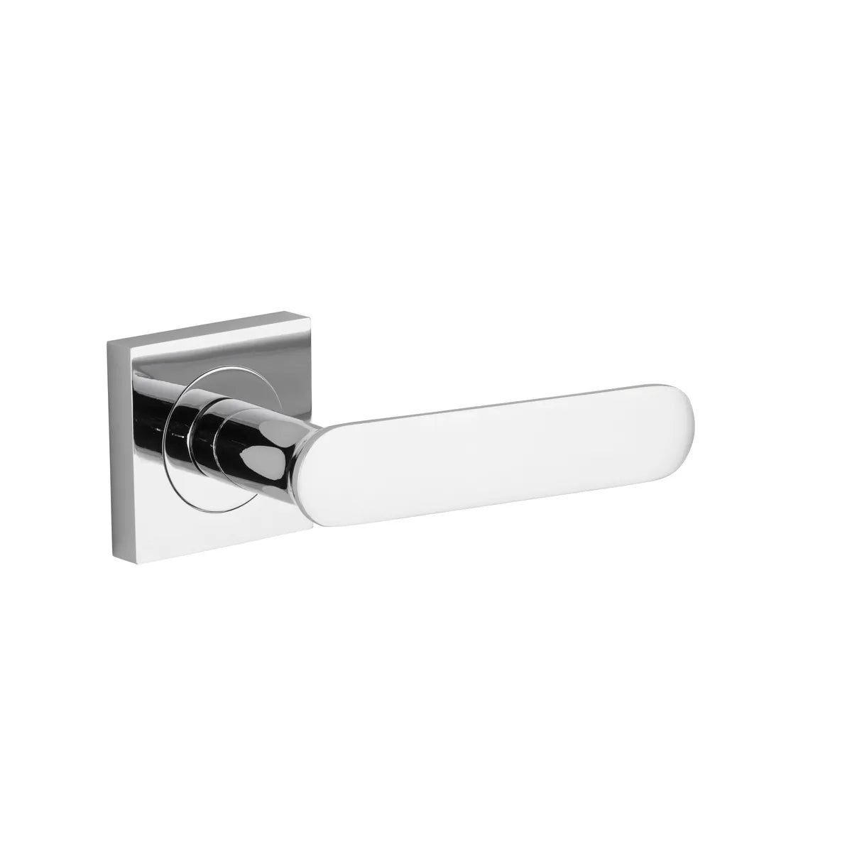 Bronte Lever - Square Rose in Polished Chrome - alternative product view