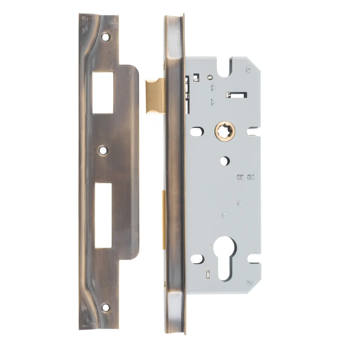 Rebated 85mm Euro Mortice Locks - 45mm Backset