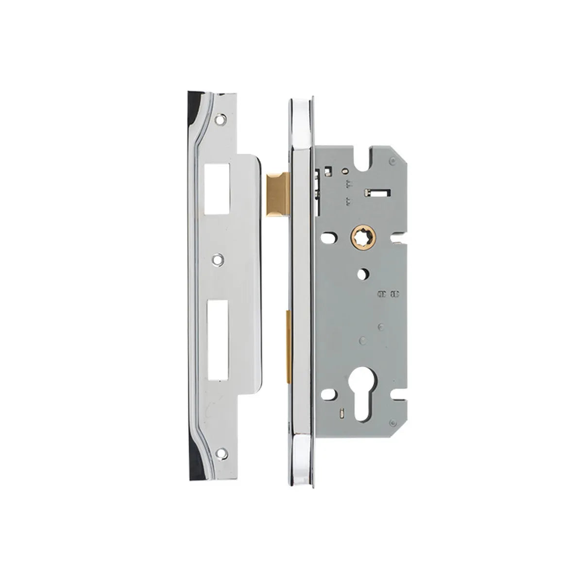 Rebated 85mm Euro Mortice Locks - 45mm Backset