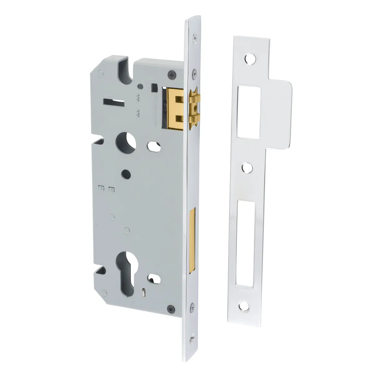 85mm Euro Roller Mortice Lock - 45mm Backset