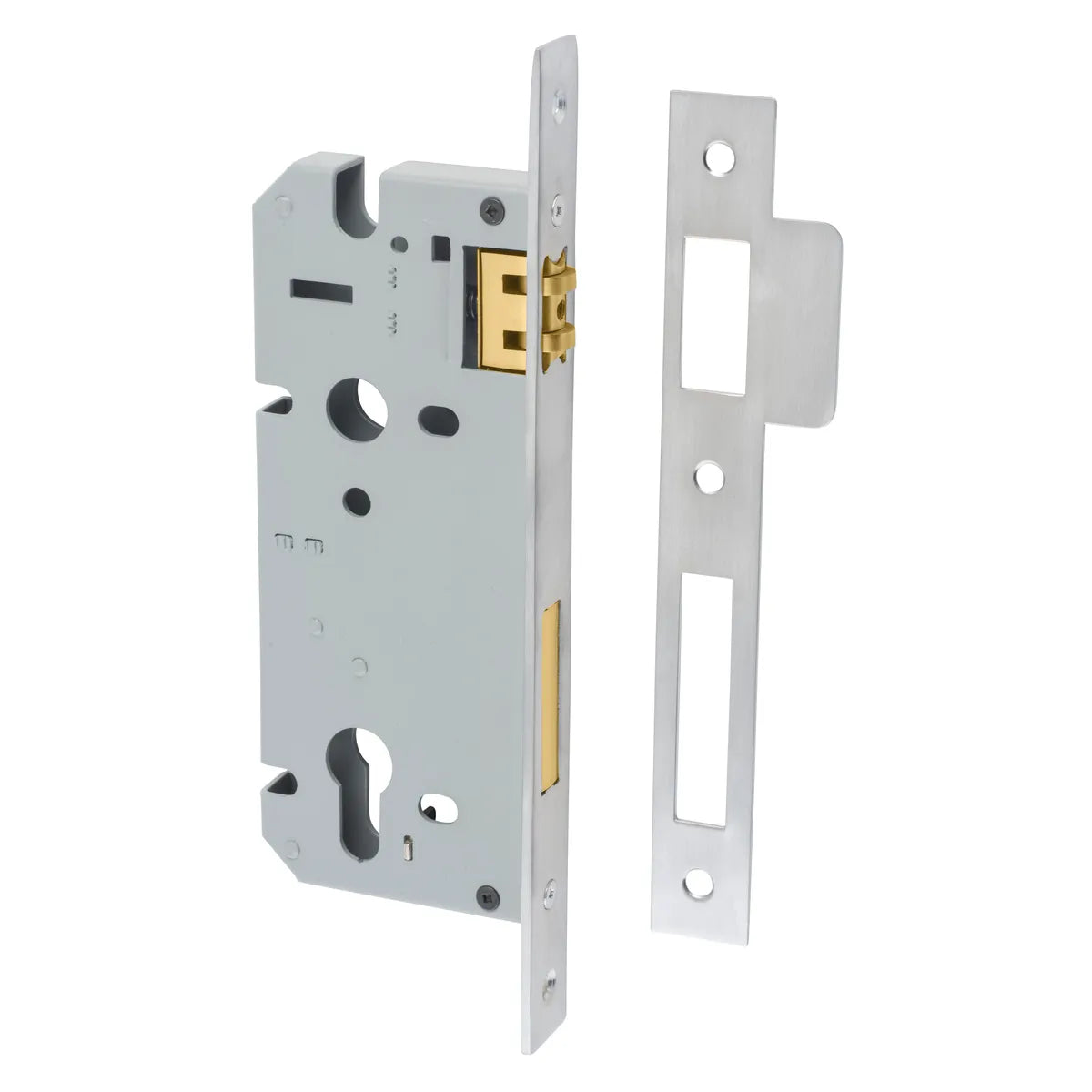 85mm Euro Roller Mortice Lock - 45mm Backset