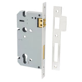85mm Euro Roller Mortice Lock - 45mm Backset