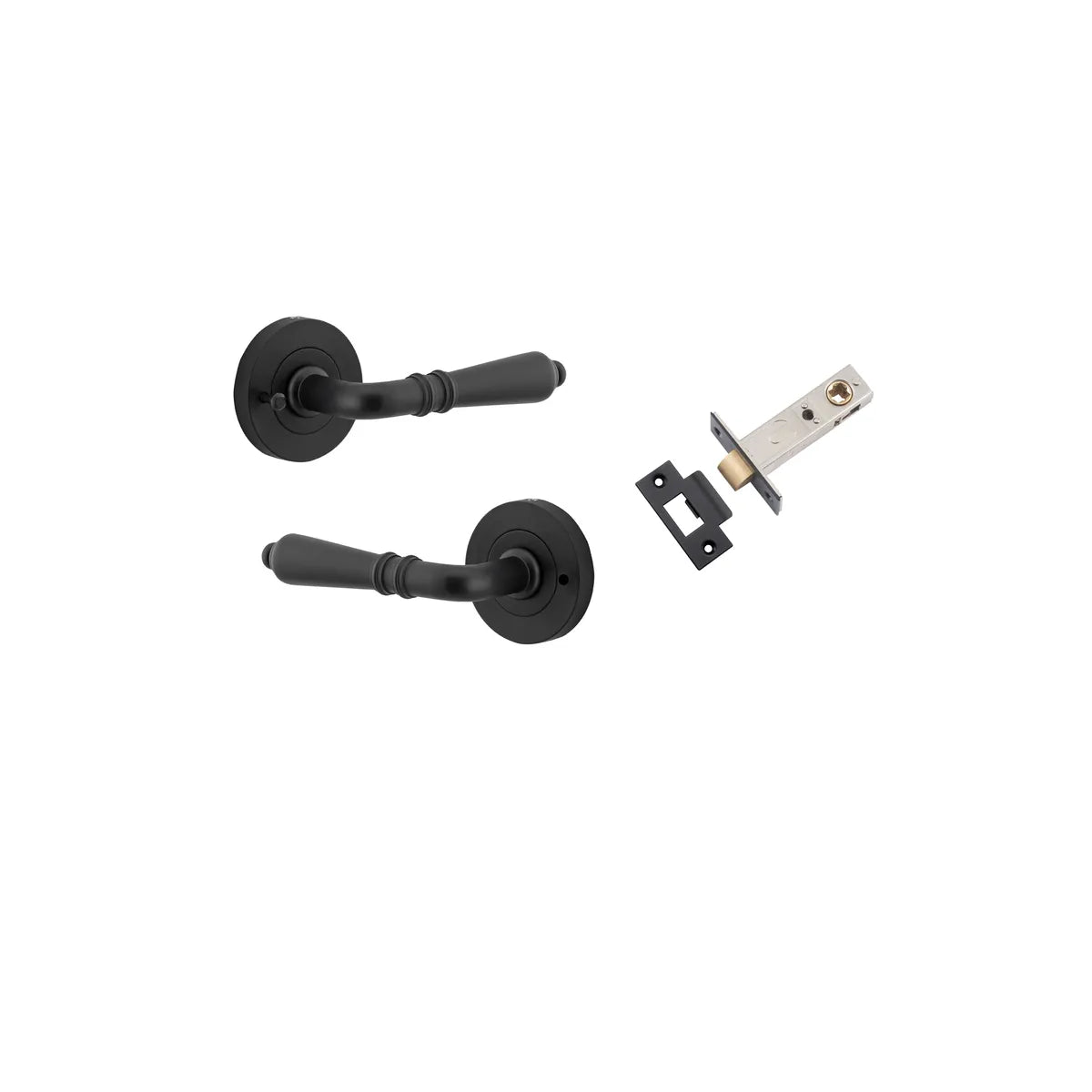 Sarlat Lever - Round Rose (Inbuilt Privacy)