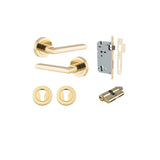 Baltimore Lever - Round Rose Entrance Kit with Separate High Security Lock - entrance set configuration (4 of 14)