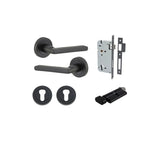 Baltimore Lever - Round Rose Entrance Kit with Separate High Security Lock - entrance set configuration (10 of 14)