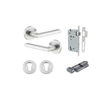 Baltimore Lever - Round Rose Entrance Kit with Separate High Security Lock - entrance set configuration (9 of 14)