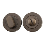 Privacy Turn - Round in Brushed Chrome - angled product view (10 of 10)