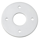 Adaptor Plate - Round in Brushed Chrome - angled product view