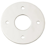 Adaptor Plate - Round in Polished Nickel - angled product view
