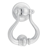 Sarlat Door Knocker in Brushed Chrome - angled product view