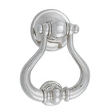 Sarlat Door Knocker in Polished Nickel - full product view